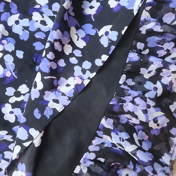 Kate Spade Silk Floral Blouse XL - Picture 5 of 7